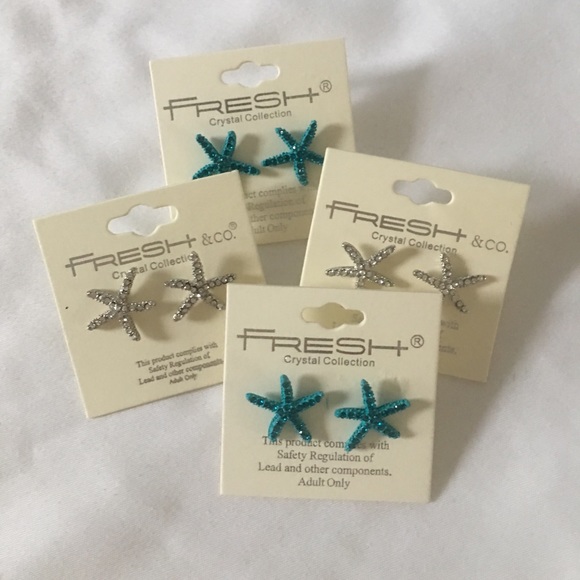 Starfish Stud Earrings - Picture 3 of 4